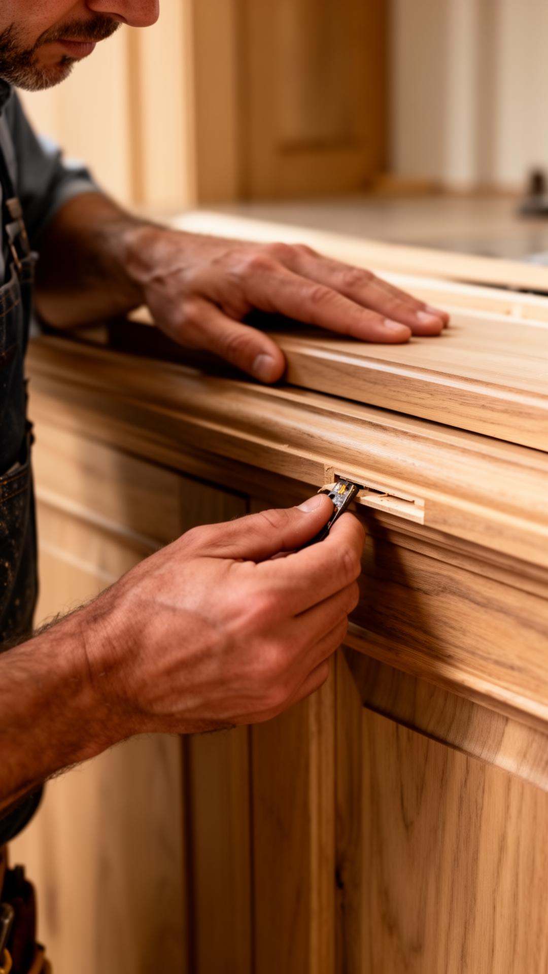 Craftsman fitting custom millwork